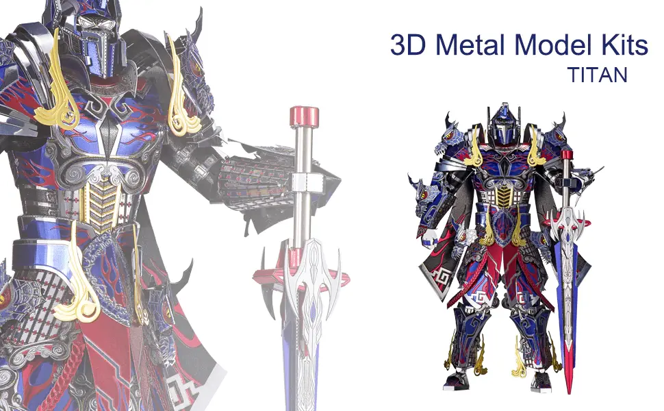Thumbnail: 3D Metal Puzzle Model Building Kits,Titanium DIY Assemble Jigsaw Toy,