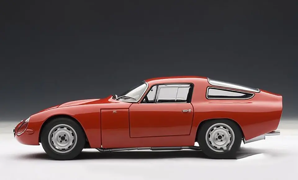 Thumbnail: Autoart 1:18 alfa romeo tz 1963 red alloy car model collection