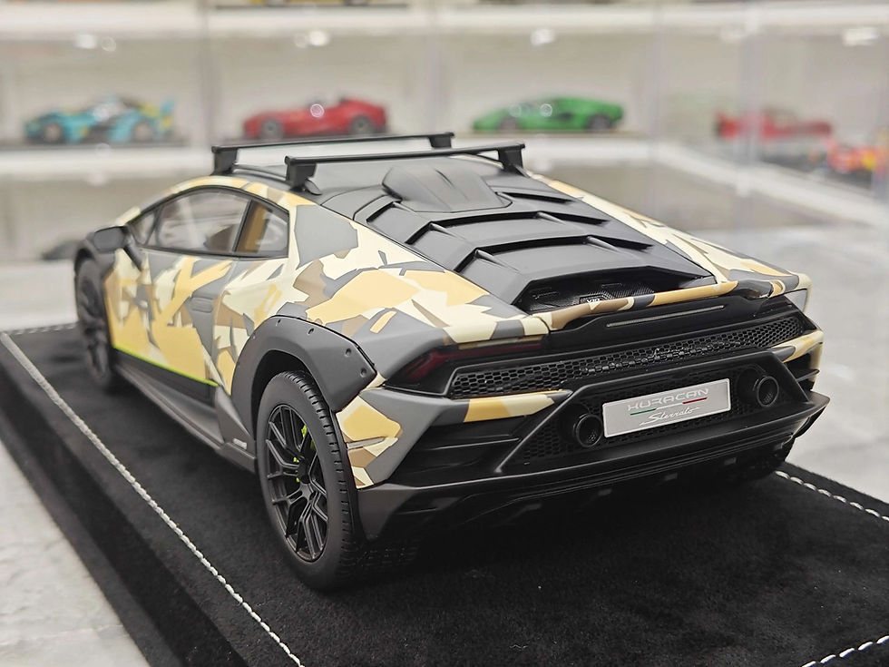 Thumbnail: MR Lamborghini Huracan Sterrato Limited Edition Camouflage Sports Car Model 1/1