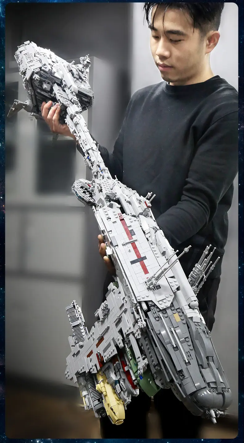 Thumbnail: Building Blocks Star Destroyer  Nebulon B Medical Frigate Model Bricks