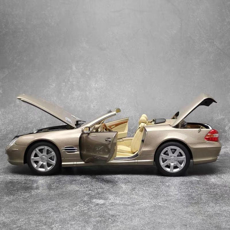 Thumbnail: NOREV 1:18 Mercedes-Benz SL500 R230 2003 Sports Car Die-cast Model