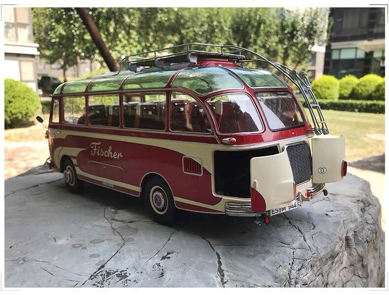 Thumbnail: Schuco 1:18 Mercedes-Benz Ava Setra Setra S6 Fischer 1956 Bus Model