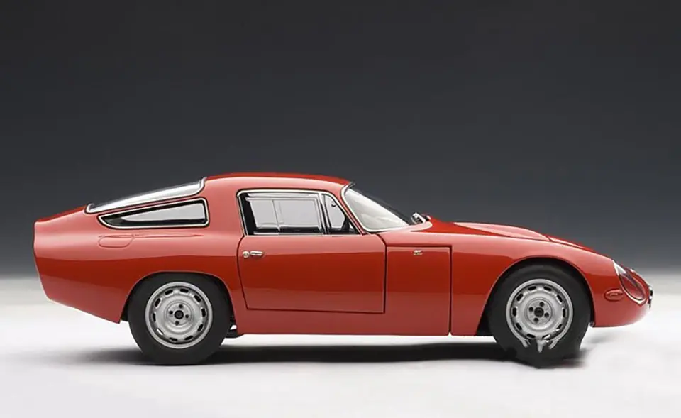 Thumbnail: Autoart 1:18 alfa romeo tz 1963 red alloy car model collection