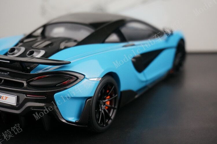 Thumbnail: LCD 1:18 McLaren 600LT Lake Blue Alloy Car Model