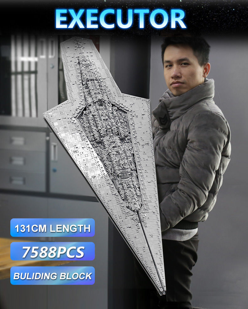 Thumbnail: The Executor Class Star Dreadnought Star Destroyer Set Ship Toy Building Blocks