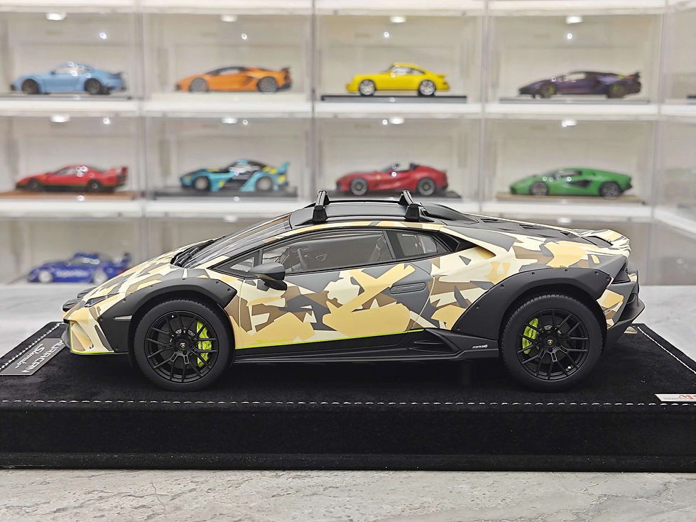 Thumbnail: MR Lamborghini Huracan Sterrato Limited Edition Camouflage Sports Car Model 1/1