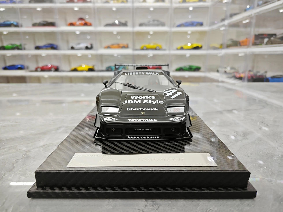 VIP Lamborghini Countach LB Wide Body Limited Edition Resin Car Model 1 ...
