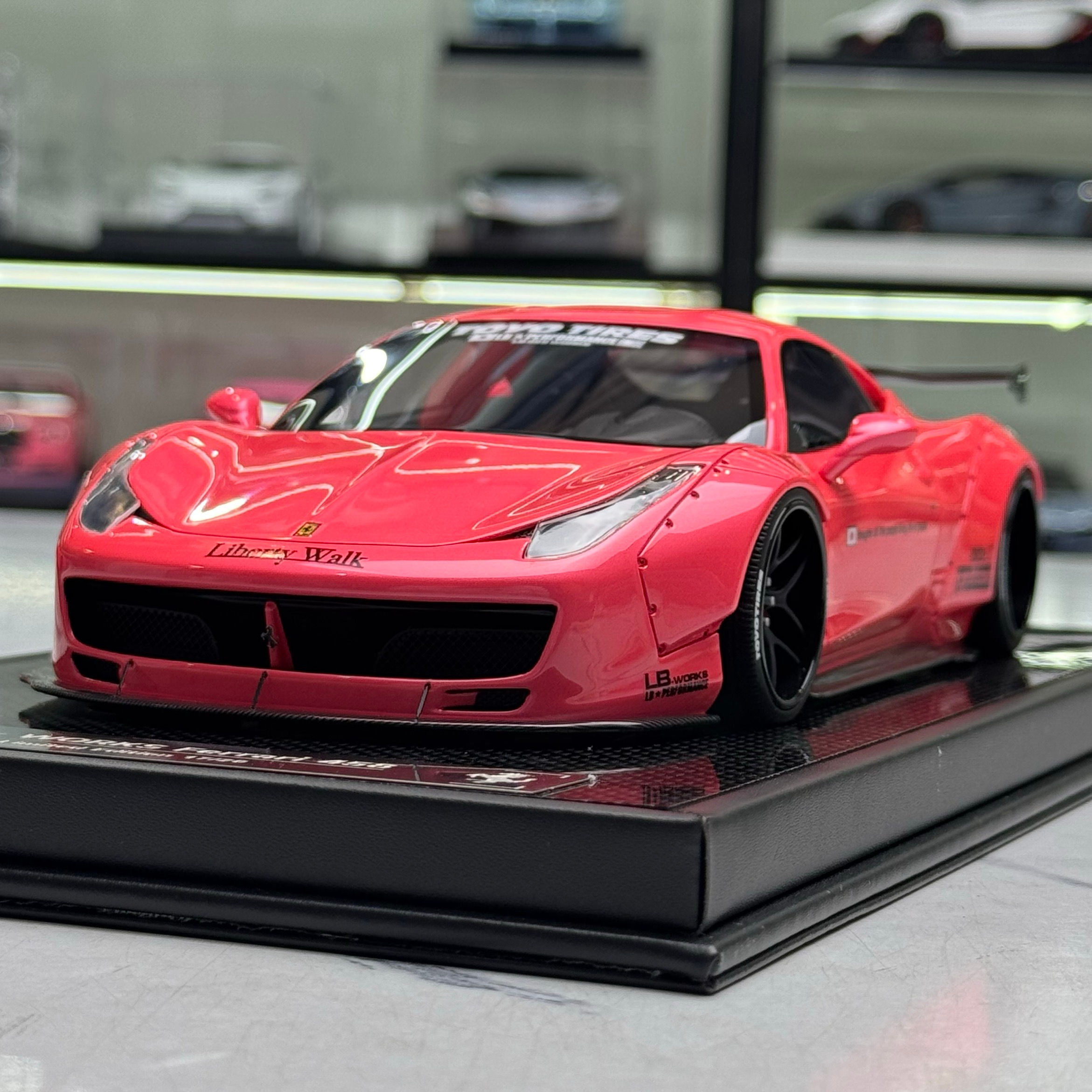 BBA 1/18 scale Ferrari 458 LBWK wide-body conversion resin model car