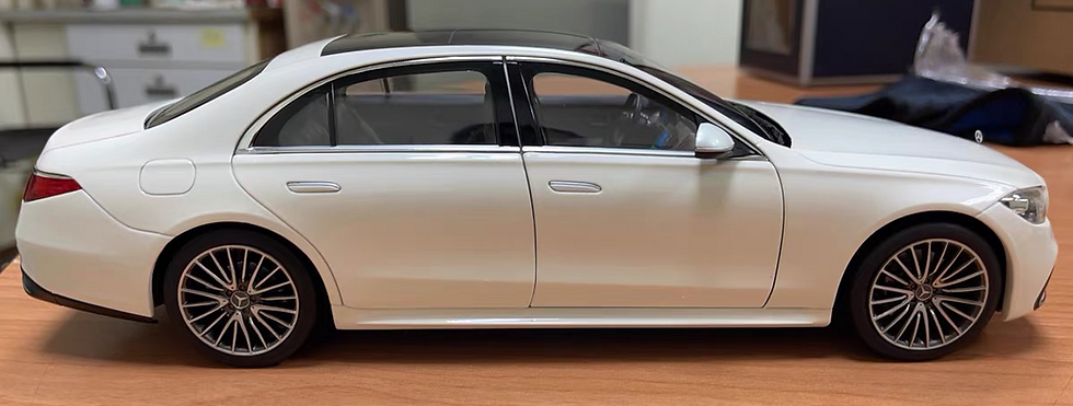 Thumbnail: NOREV 1:18 2021 Benz S600 S-Class W223 alloy car model luxury car