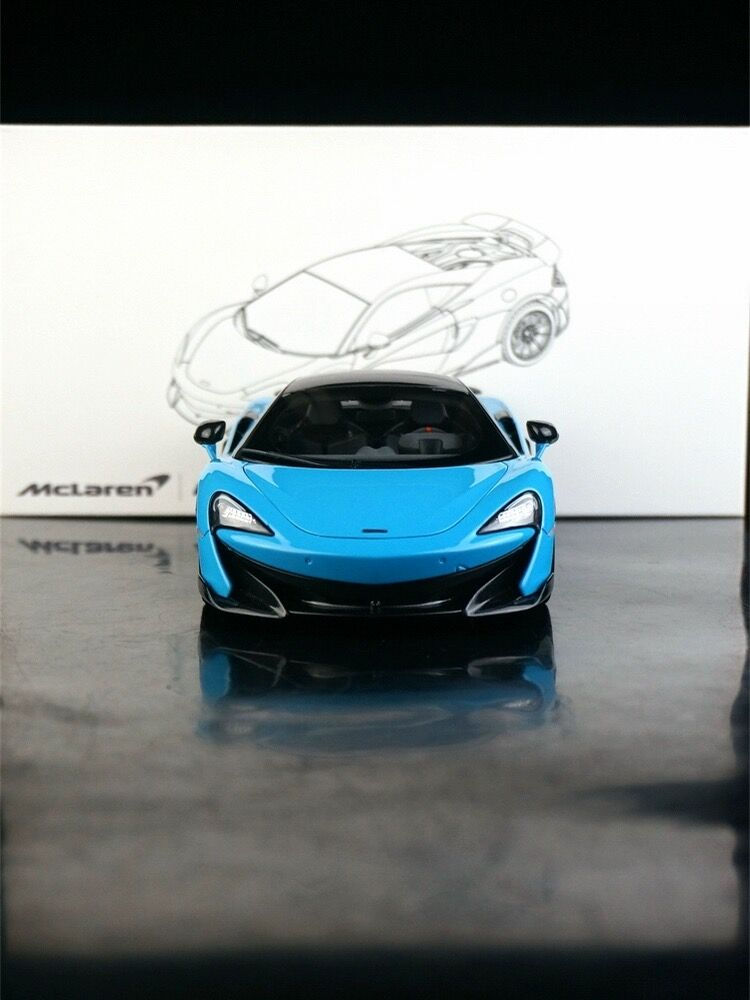Thumbnail: LCD 1:18 McLaren 600LT Lake Blue Alloy Car Model