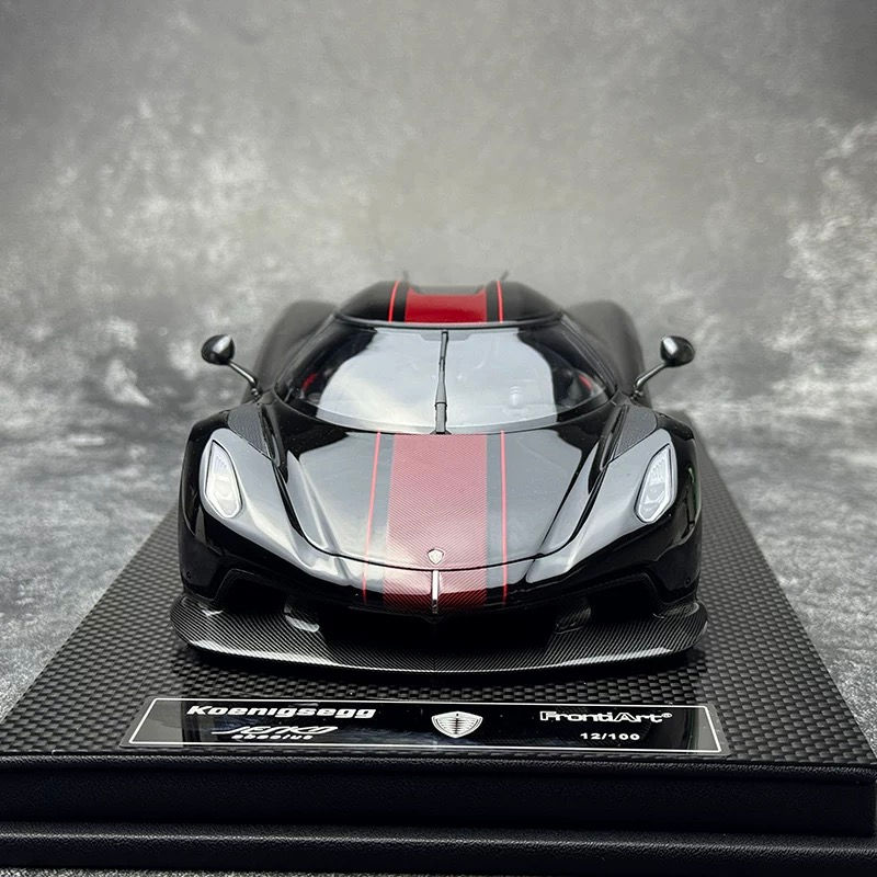 Thumbnail: FRONTIART FA 1:18 Koenigsegg Jesko Jet Black Resin Car Model Limited Edition