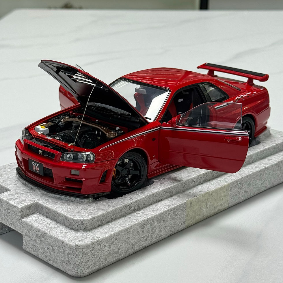 Thumbnail: MH 1:18 Skyline GTR R34 Customized Die-Cast Car Model