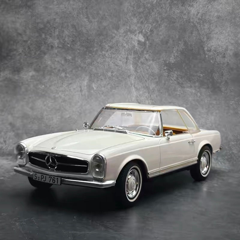 NOREV 1/12 Scale Mercedes-Benz 230 SL 1963 White Model Car