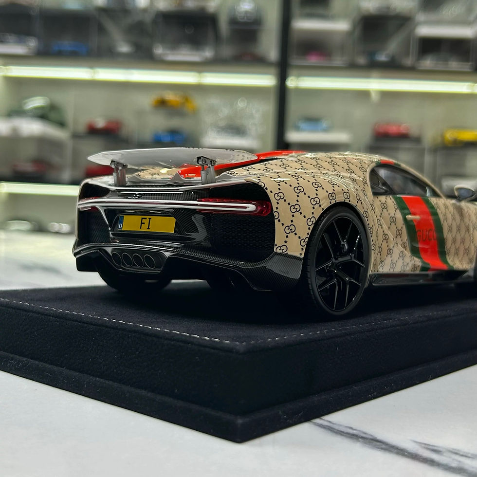 Thumbnail: HH Model Bugatti Chiron SS Limited Edition Simulation Resin Car Model 1/18