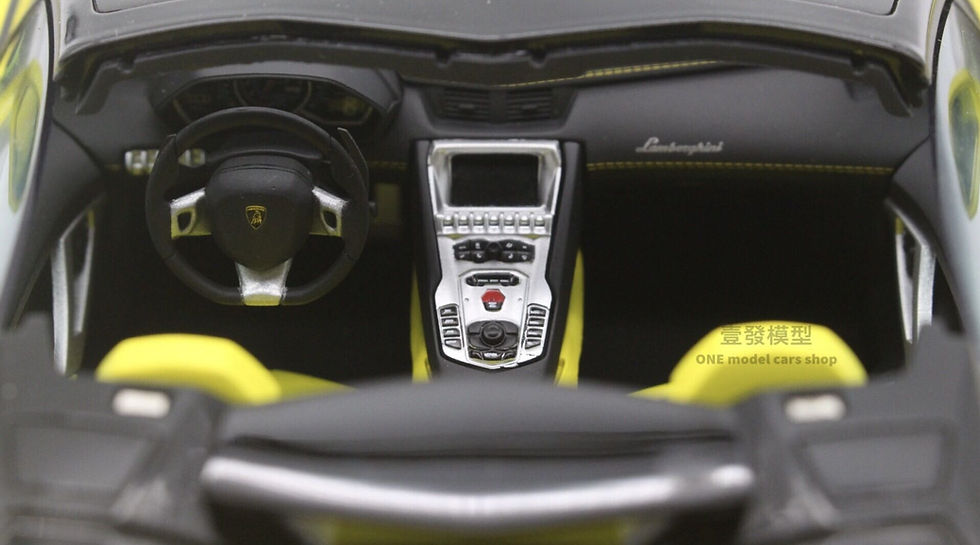 Thumbnail: AUTOart 1/18 Lamborghini Aventador LP700-4 Yellow Convertible Model