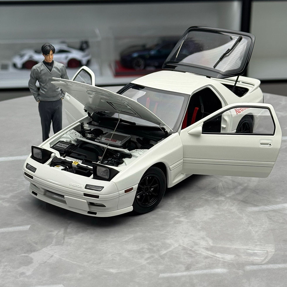 Thumbnail: WHELART 1:18 Mazda SAVANNA RX-7 FC3S Initial D Die-Cast Model Car