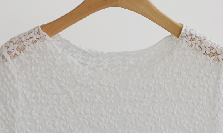 Women's Sheer Floral Lace Top Short Sleeve See Through Flower Tee Free Size