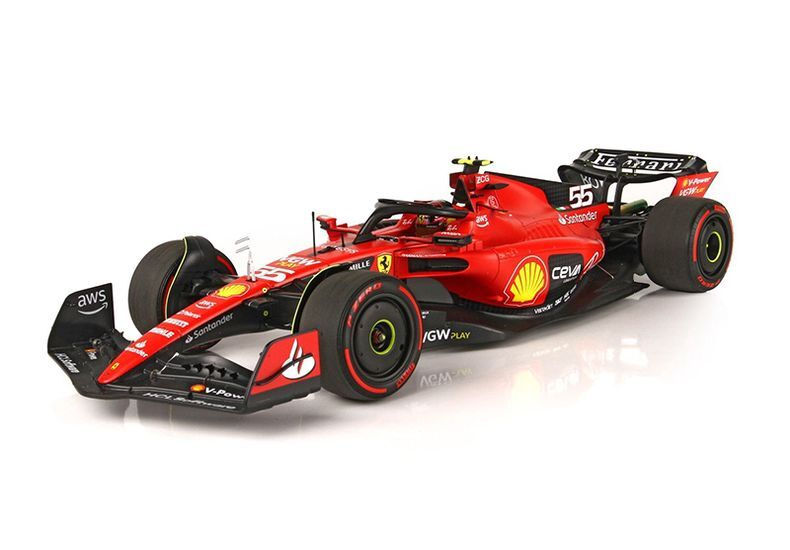Thumbnail: 1:18 BBR Ferrari F1 SF23 2023 Bahrain GP Leclerc / Sainz Car Model