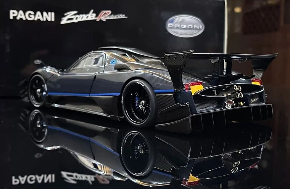 Thumbnail: PAGANI ZONDA R EVO AUTOART 1/18 CAR MODEL BLUE CARBON