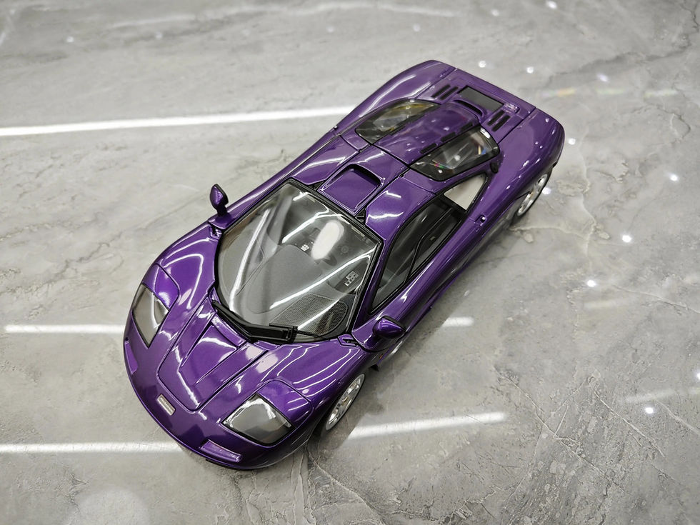 LCD McLaren F1 XP5 supercar alloy metal car mold 1/18