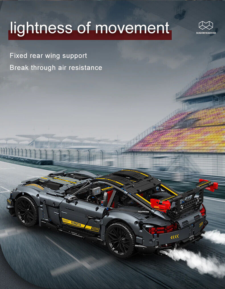 Thumbnail: Building Kit For Boy RC Motorised Racing Car Building Blocks MOC Brick Toy