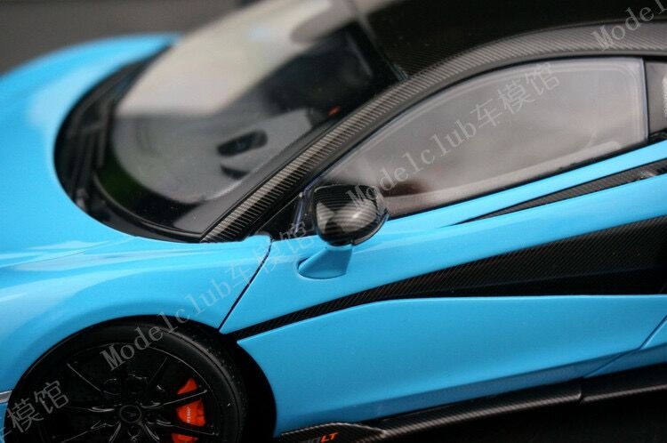 Thumbnail: LCD 1:18 McLaren 600LT Lake Blue Alloy Car Model