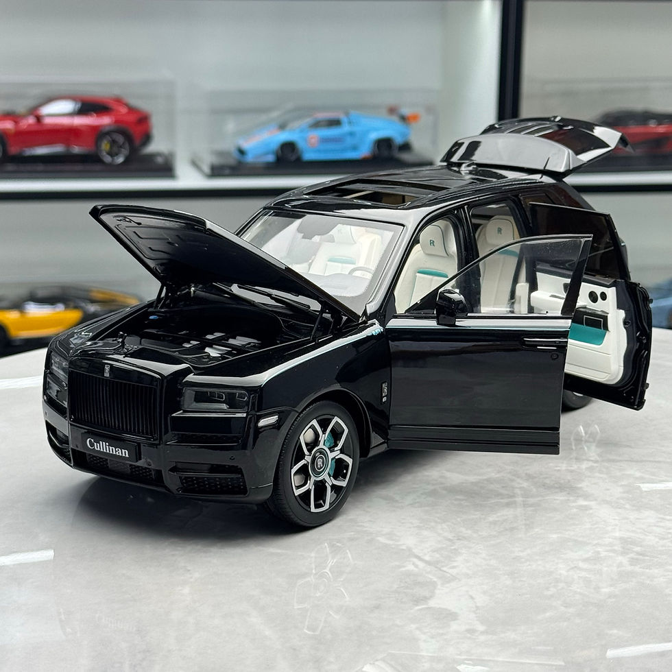 Thumbnail: Rolls-Royce Cullinan BB Wheel Rims, Fishing Seat Version, 1/18 Scale, car model