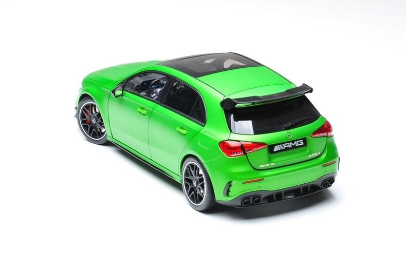 Thumbnail: 1:18 Mercedes-Benz original Benz AMG A45 S Green Magic Edition alloy full open