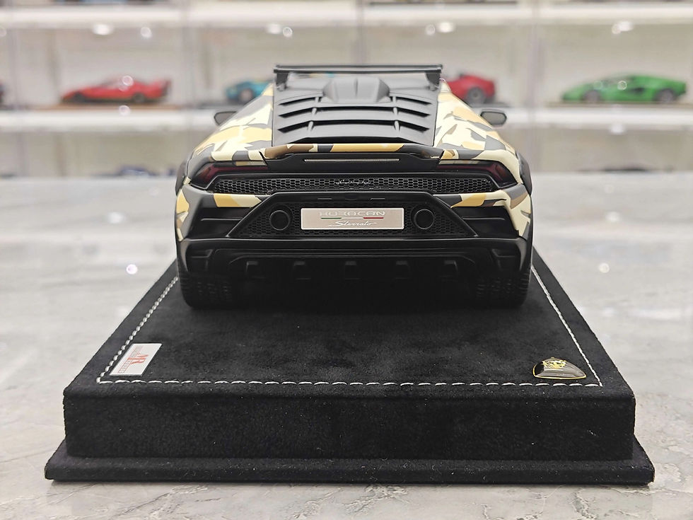 Thumbnail: MR Lamborghini Huracan Sterrato Limited Edition Camouflage Sports Car Model 1/1