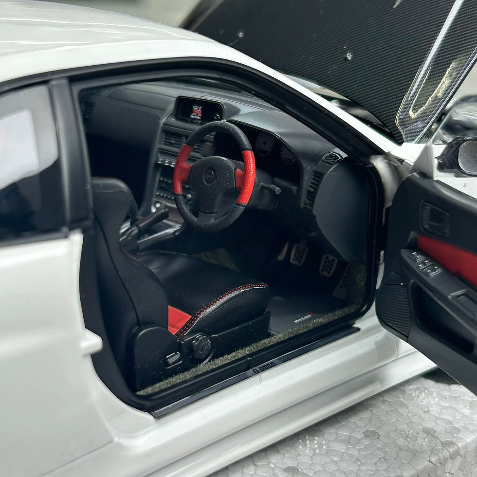 Thumbnail: MH 1:18 Nissan GTR R34 Z-tune Nismo White Car Model