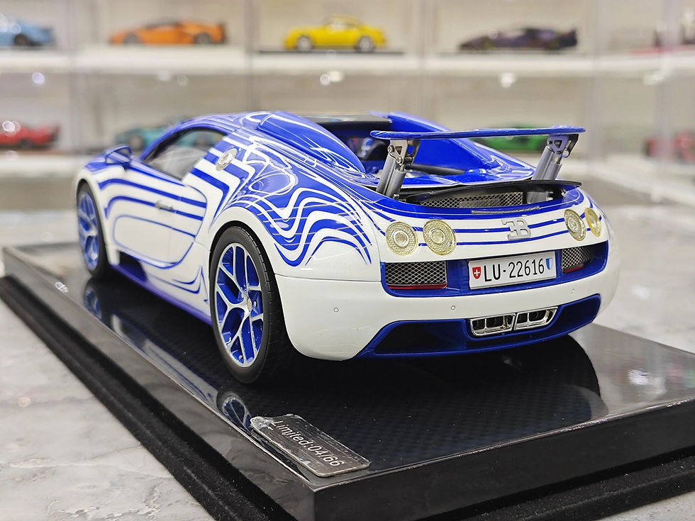 Thumbnail: HH Model Bugatti Veyron Limited Edition Resin Car Model Collectible 1:18
