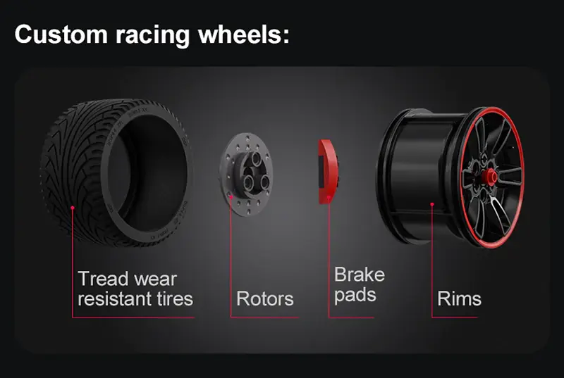 Thumbnail: 1:8 City Remote Control Racing Car V12 Hypercar Building Blocks RC Supercar toys