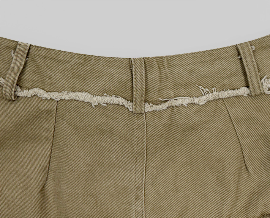 Women's Distressed Tiered Ruffle Mini Skirt Cancan Frill Elastic Waist
