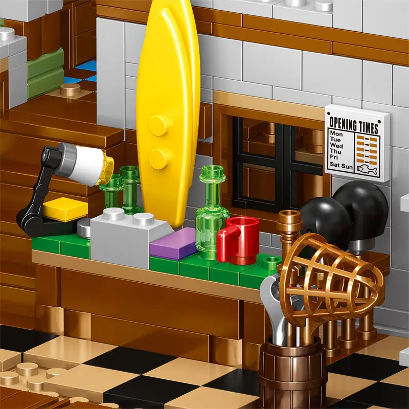 Thumbnail: Fisher Kai constructor mini building blocks hut Kai old fisher load vill