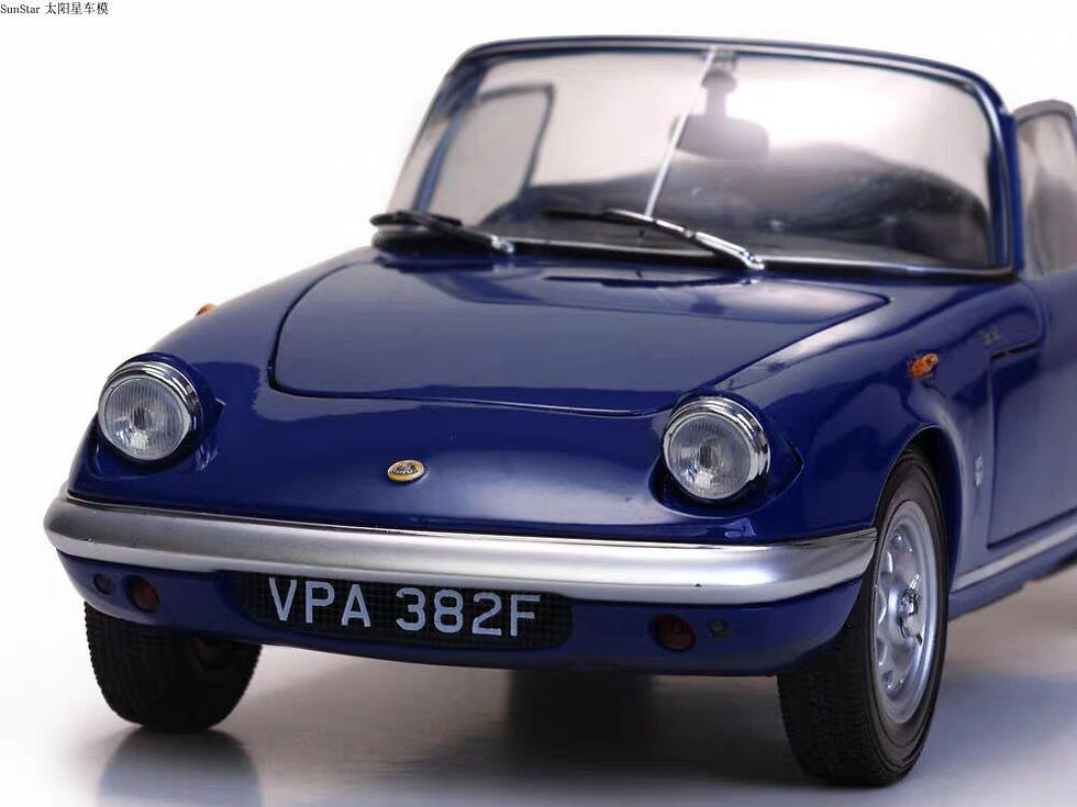 SunStar 1/18 Lotus Elan SE sports car alloy car model yellow 4056#