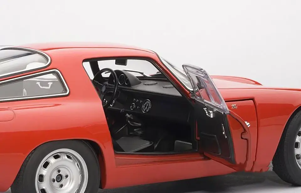 Thumbnail: Autoart 1:18 alfa romeo tz 1963 red alloy car model collection