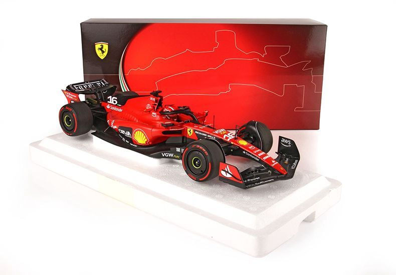 Thumbnail: 1:18 BBR Ferrari F1 SF23 2023 Bahrain GP Leclerc / Sainz Car Model