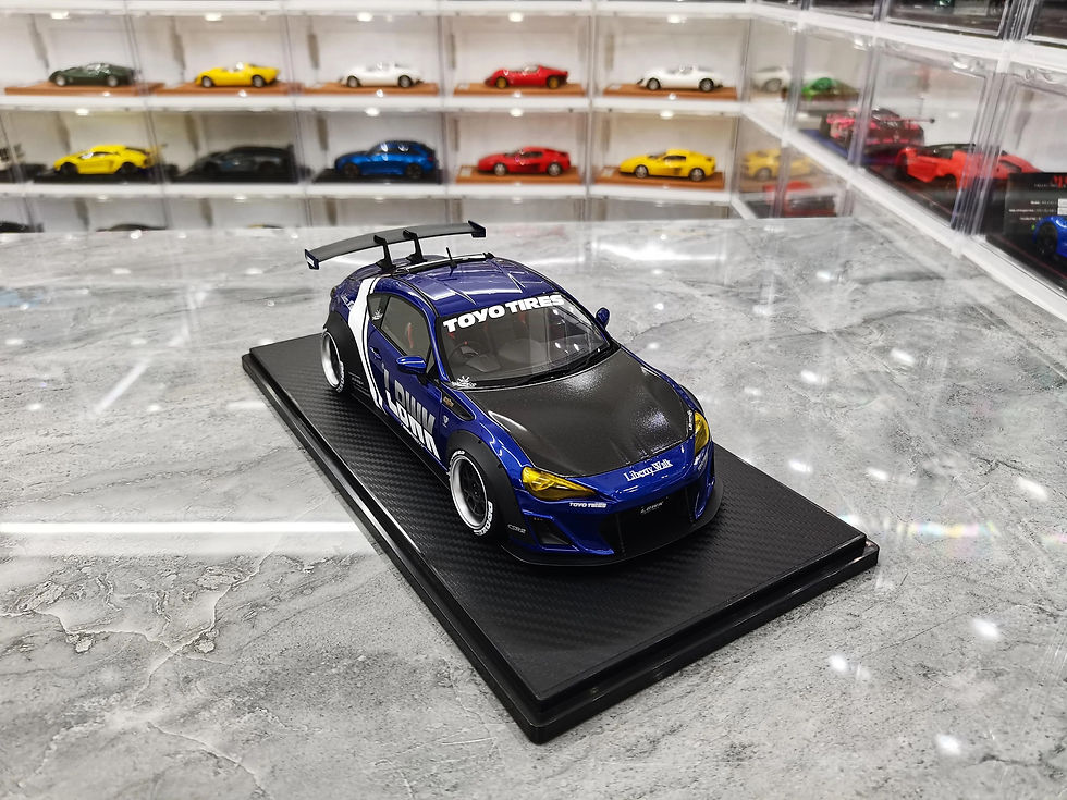 Thumbnail: IG Toyota 86 nation modification wide body simulation resin car model 1:18