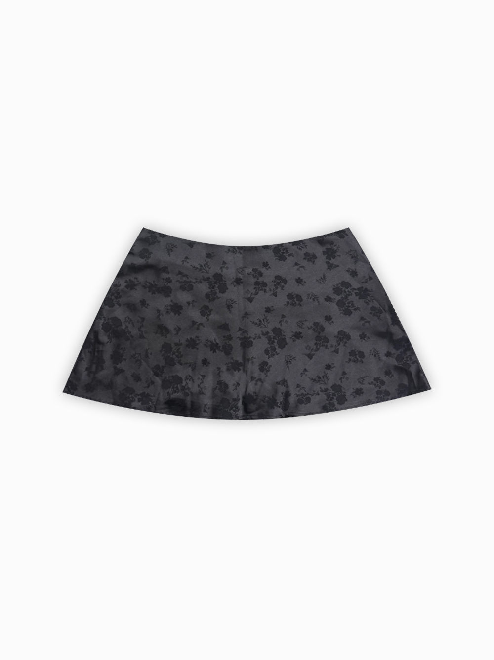 Women's Jacquard Mini Flare Skirt Textured Woven A-Line Skirt SM