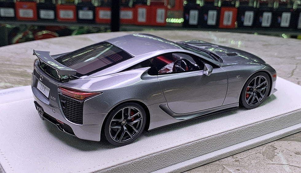 Thumbnail: MAKE UP 1:18 Lexus LFA 2010 Resin Car Model EML111