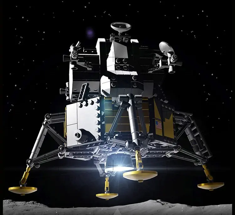 Thumbnail: 1112PCS USA Apollo International Space Station 11 Lunar Moudle Lander Technical