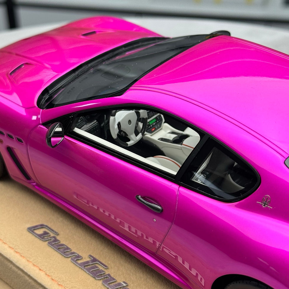 Thumbnail: Italian Hand-Cast BBR 1:18 Maserati GT Grandturismo MC Stradaleche Model Car
