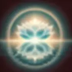 Shen (Esprit) – Une fleur de lotus lumineuse flottant sur une eau paisible.