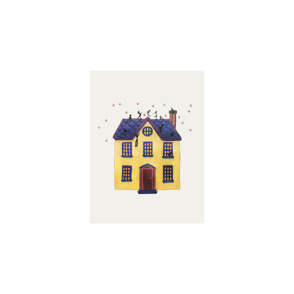 Goblins Dancing on the Roof  x Sabaat Kareem | Greeting Card