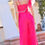 Thumbnail: Adrienne Fuchsia Jumpsuit