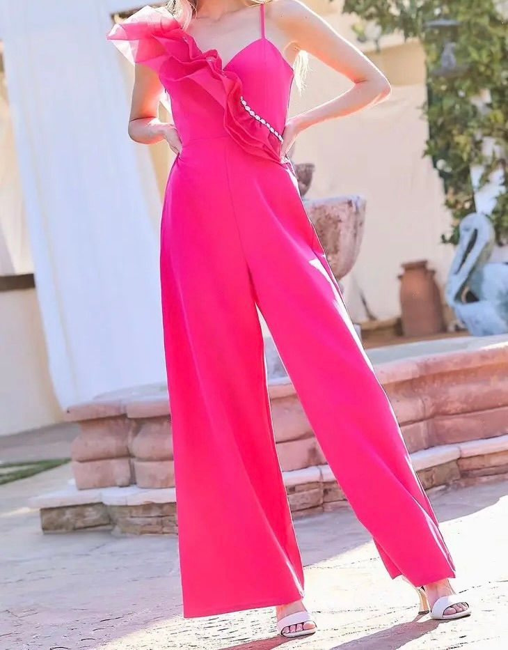 Thumbnail: Adrienne Fuchsia Jumpsuit