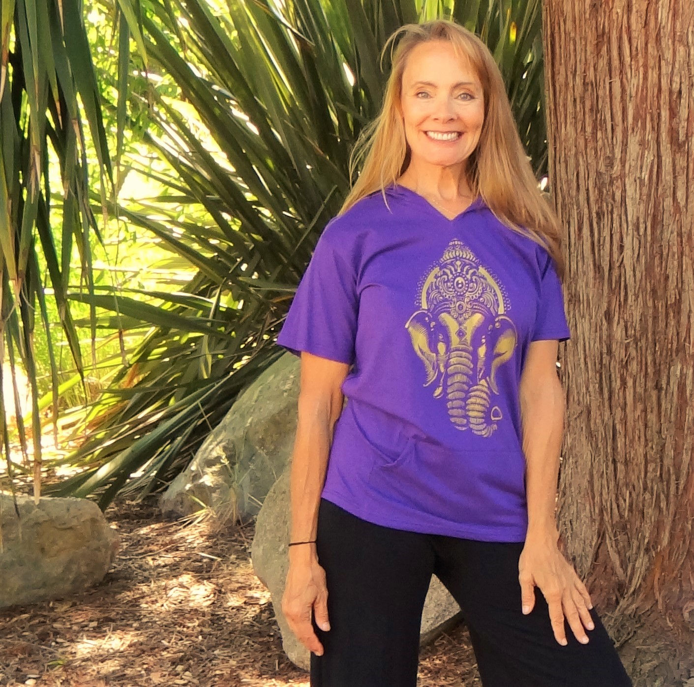 Short Sleeve Ganesha Hoodie:9332