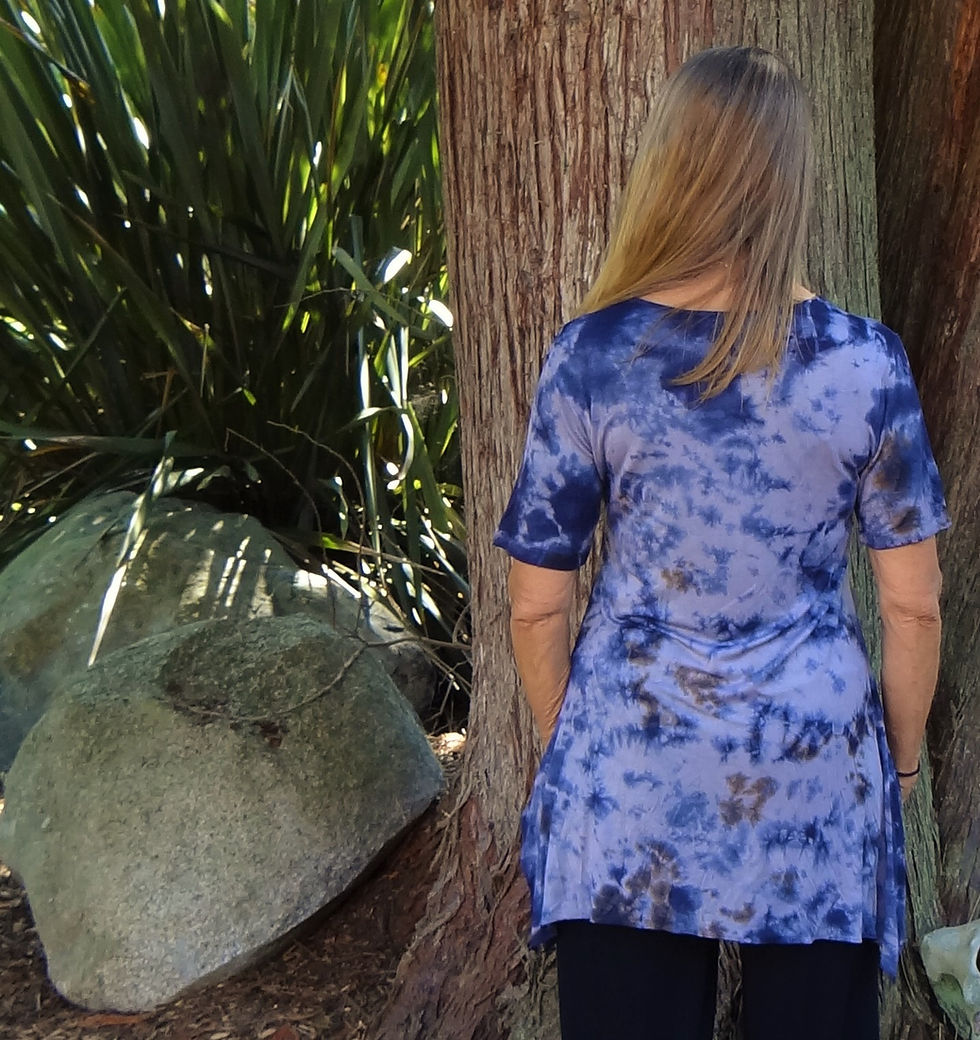 Thumbnail: Tie-Dye Tunic T-Shirt: Yak n Yeti