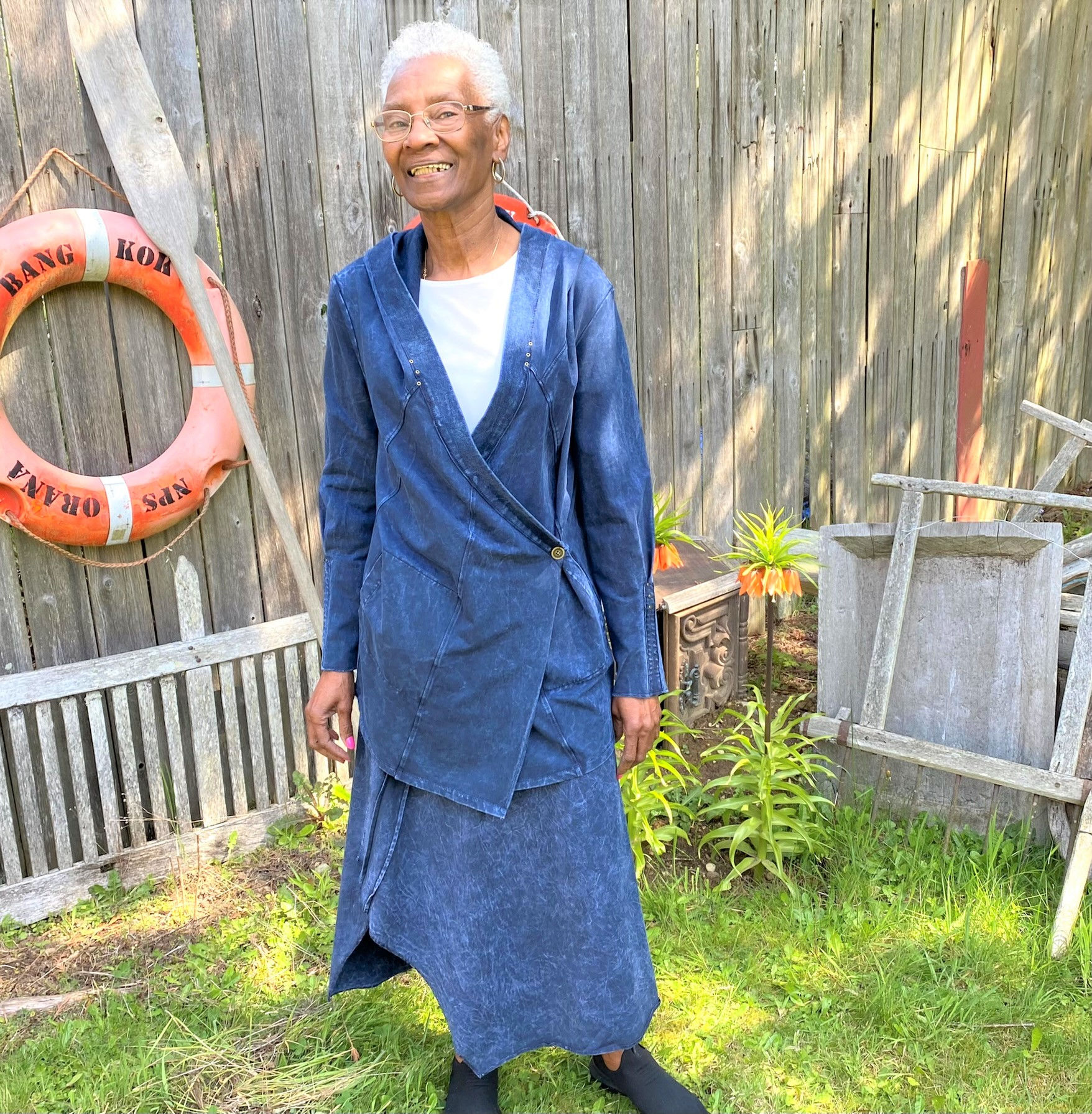 The Eva Hoodie Jacket in French Terry: Testimony