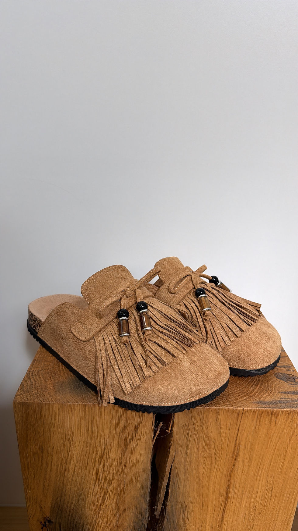 Miniaturbild: Pantolette Mokassin camel